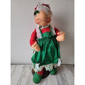 Large annalee Mrs Claus vintage‎ Xmas home decor unique plush